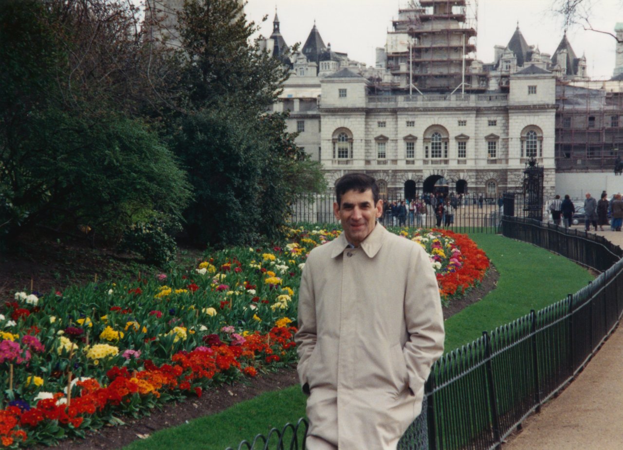 Merle and Ed Momjian work trip to London 1993